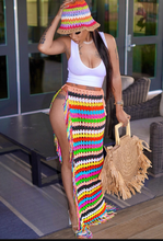 Load image into Gallery viewer, Fashion Rainbow Beach Maxi Skirt
