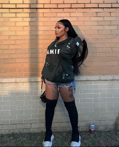 Women Amiri Camouflage Fleece Hoodie