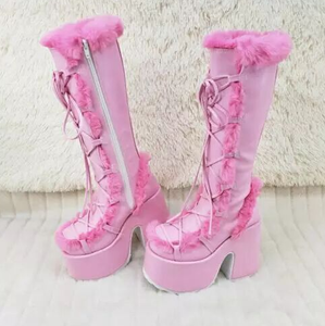 Women Furry Boots  $38-39