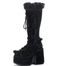 Load image into Gallery viewer, Women Furry Boots  $38-39
