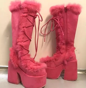 Women Furry Boots  $38-39