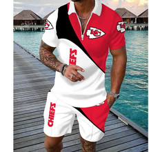 Load image into Gallery viewer, Men&#39;s NFL Polo Sets   Size S-6XL
