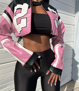 Crop Leather Jacket