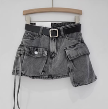 Load image into Gallery viewer, Women Fashion Jean Skirt
