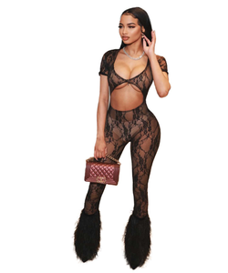 Women Lace Jumpsuit