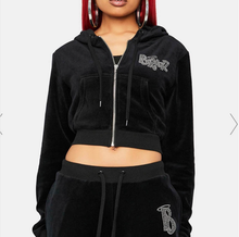 Load image into Gallery viewer, Women Bratz Tracksuit Velvet Set
