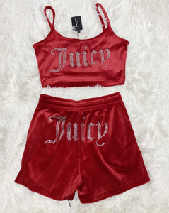 Juicy Sling Velvet Set