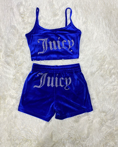 Juicy Sling Velvet Set