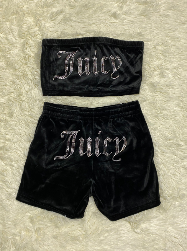 Juicy Diamond Tube Velvet Set