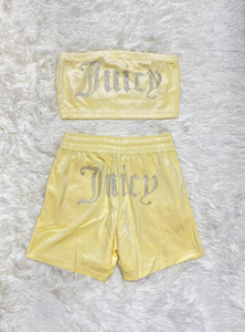 Juicy Diamond Tube Velvet Set