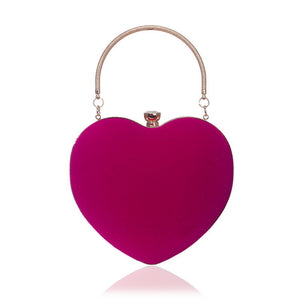 Heart Shape Evening Bag Clutch Bag