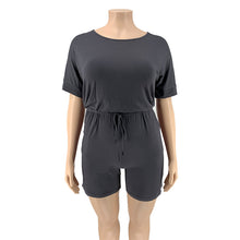 Load image into Gallery viewer, Plus Size Short Sleeve Jumpsuits
