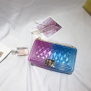 Candy Color Big Square Chain Bags