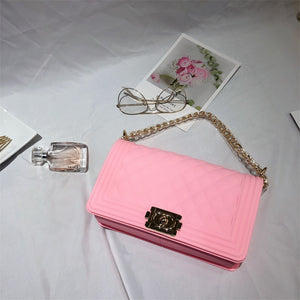 Candy Color Big Square Chain Bags