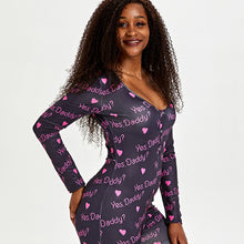 Load image into Gallery viewer, Long sleeve onesie - Yes, Daddy
