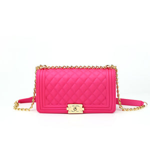 Candy Color Big Square Chain Bags