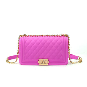 Candy Color Big Square Chain Bags