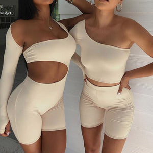 Sexy Cutout Sports Jumpsuit