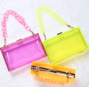 Transparent Square Handbag