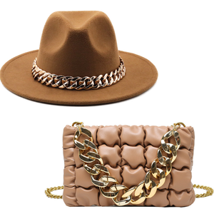 Fedora Hat with Bag Set