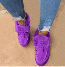 Load image into Gallery viewer, Women Winter Warm Moccasins Shoes Platform Shoes Snow Boots
