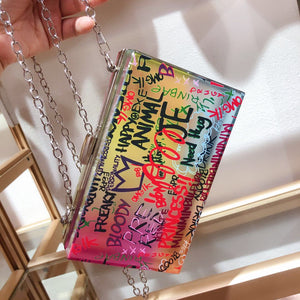 Acrylic Graffiti Handbag