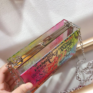 Acrylic Graffiti Handbag