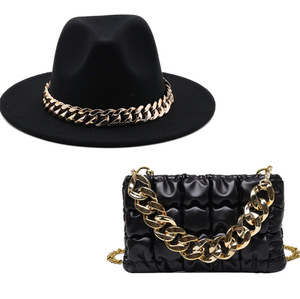 Fedora Hat with Bag Set