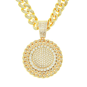 Cuba Diamond Sunflower Necklace