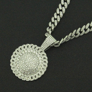 Cuba Diamond Sunflower Necklace