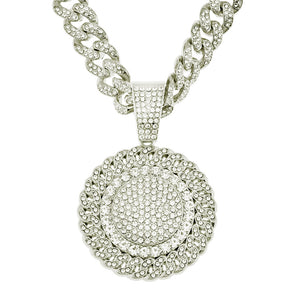 Cuba Diamond Sunflower Necklace