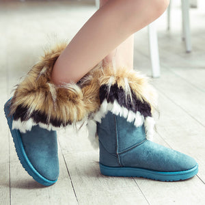 Furry Faux Fur Boots