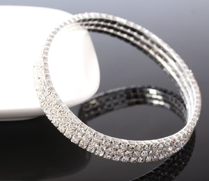 Elastic Crystal Rhinestone Anklet