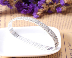 Elastic Crystal Rhinestone Anklet