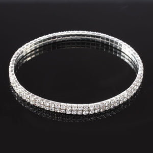 Elastic Crystal Rhinestone Anklet