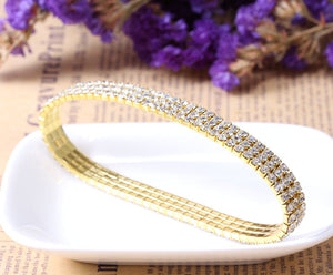 Elastic Crystal Rhinestone Anklet