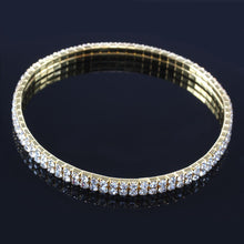 Load image into Gallery viewer, Elastic Crystal Rhinestone Anklet
