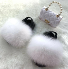 Load image into Gallery viewer, Kids Faux Fur Sandals
