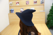 Load image into Gallery viewer, Wool Knit Witch hat
