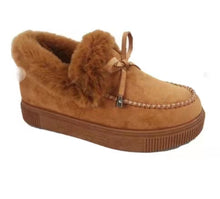 Load image into Gallery viewer, Women Winter Warm Moccasins Shoes Platform Shoes Snow Boots
