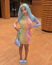 Load image into Gallery viewer, Mesh Rainbow Dress
