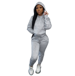 Cotton Fleece Hoodie Set