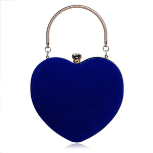 Heart Shape Evening Bag Clutch Bag