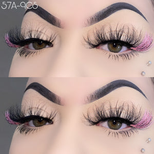 Colorful Gillter Mink Lashes MOQ5