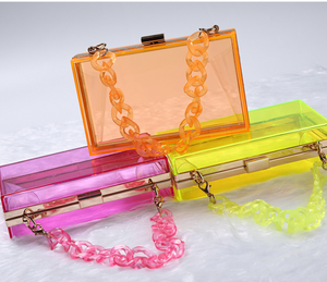 Transparent Square Handbag