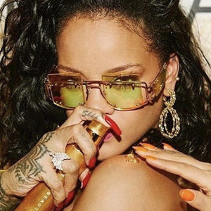 Rihanna's Rivet Frameless Sunglasses