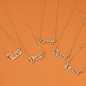 Zodiac necklace (set)