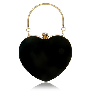 Heart Shape Evening Bag Clutch Bag