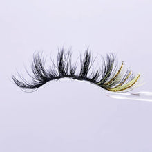 Load image into Gallery viewer, Colorful Gillter Mink Lashes MOQ5
