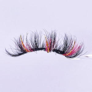 Colorful Gillter Mink Lashes MOQ5